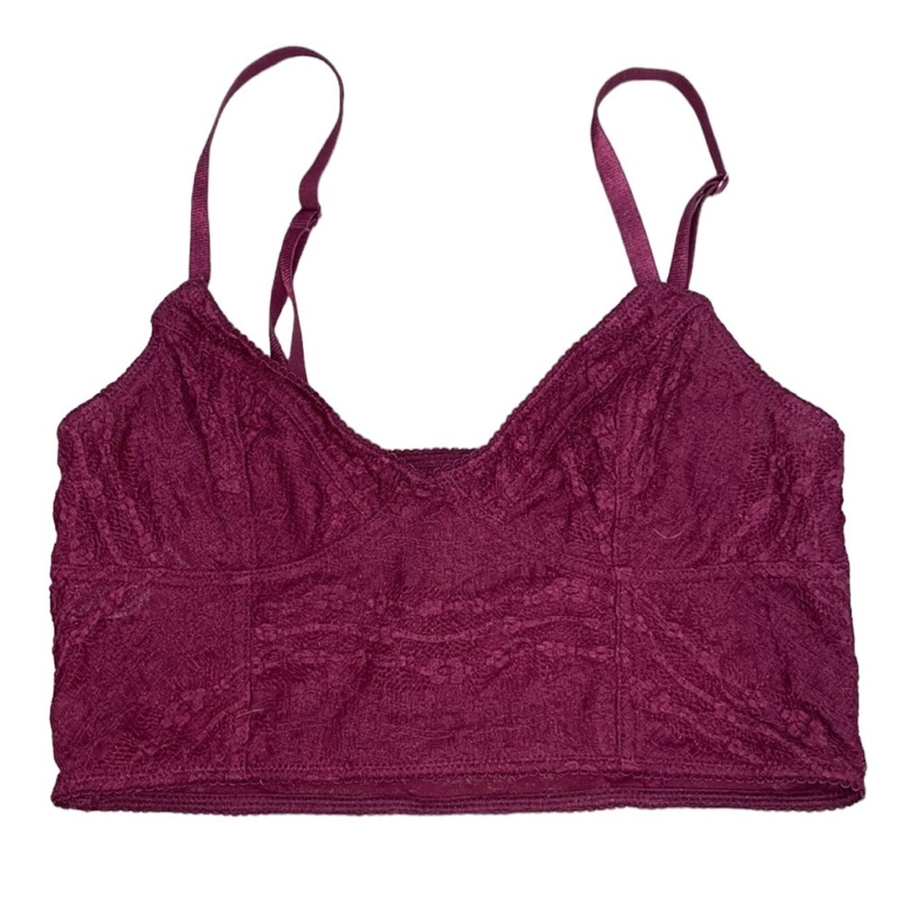 Free people intimately mulberry lace bralette size Extra Small
